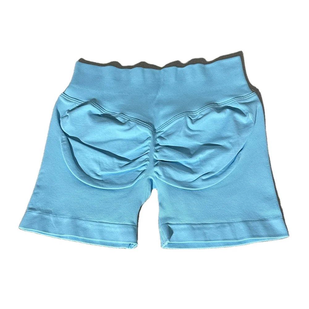 Seamless High Waist Sports Yoga Shorts