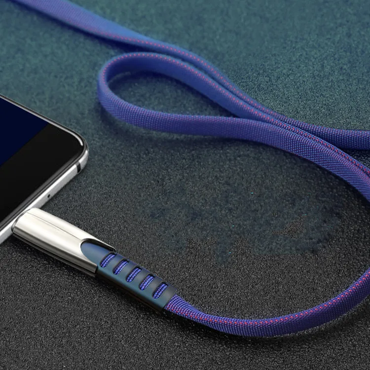 

High quality durable type c braided fast charger usb data cable for Android for ios