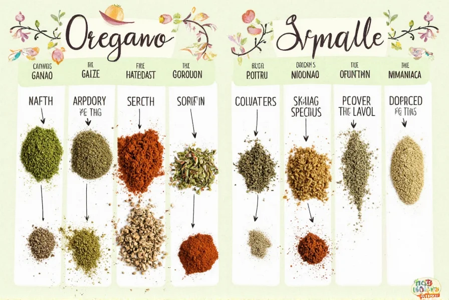 Spice storage tips infographic