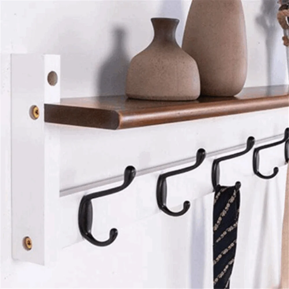 Entryway durable storage modern wall mount home decor factory wholesale wood and metal coat rack