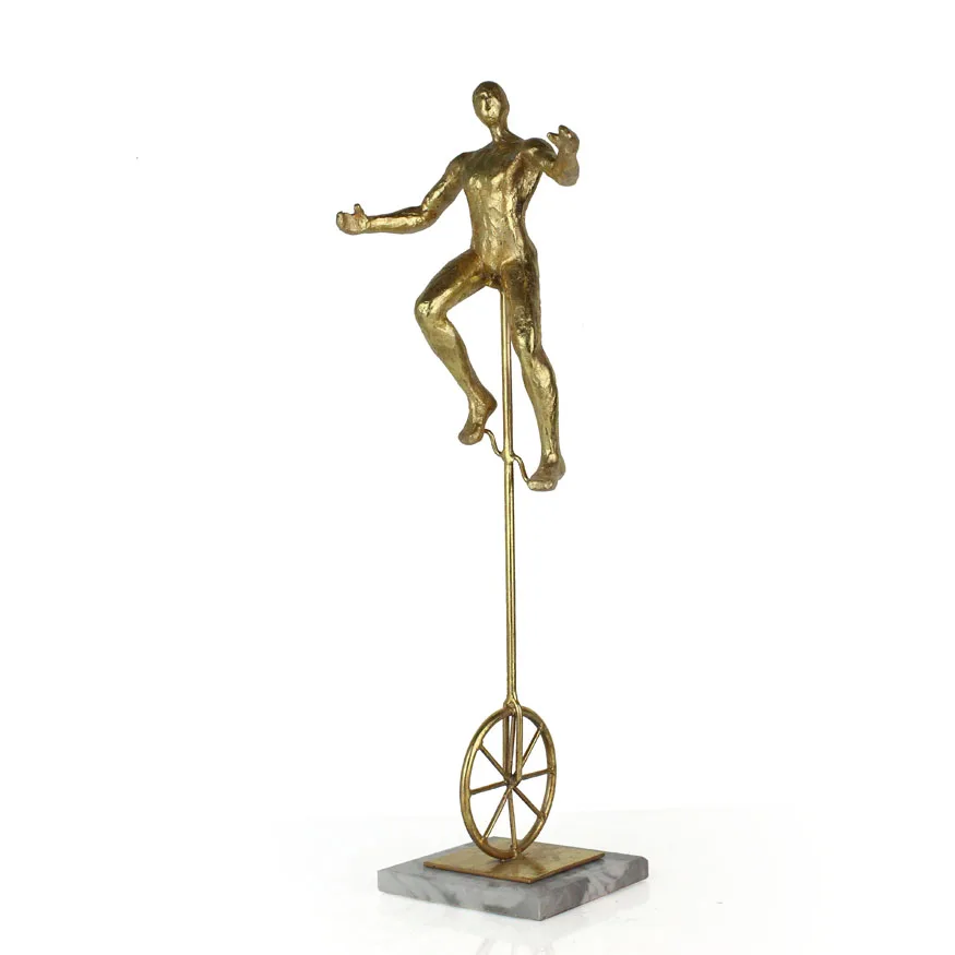 Home Decoration Statue for The Bicycle Enthusiast Figurine Art Home Decor for Sportsman Cyclist Bicycle Enthusiast Sculpture details