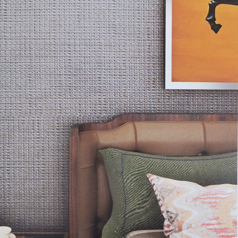 Flame Resistance Wallpapers2fwall+coating Plain Color Fabric Backed