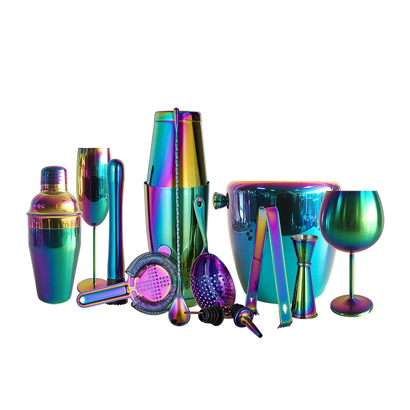 Perfect Home Bartending Kit and Martini Cocktail Shake Bar Tool Set