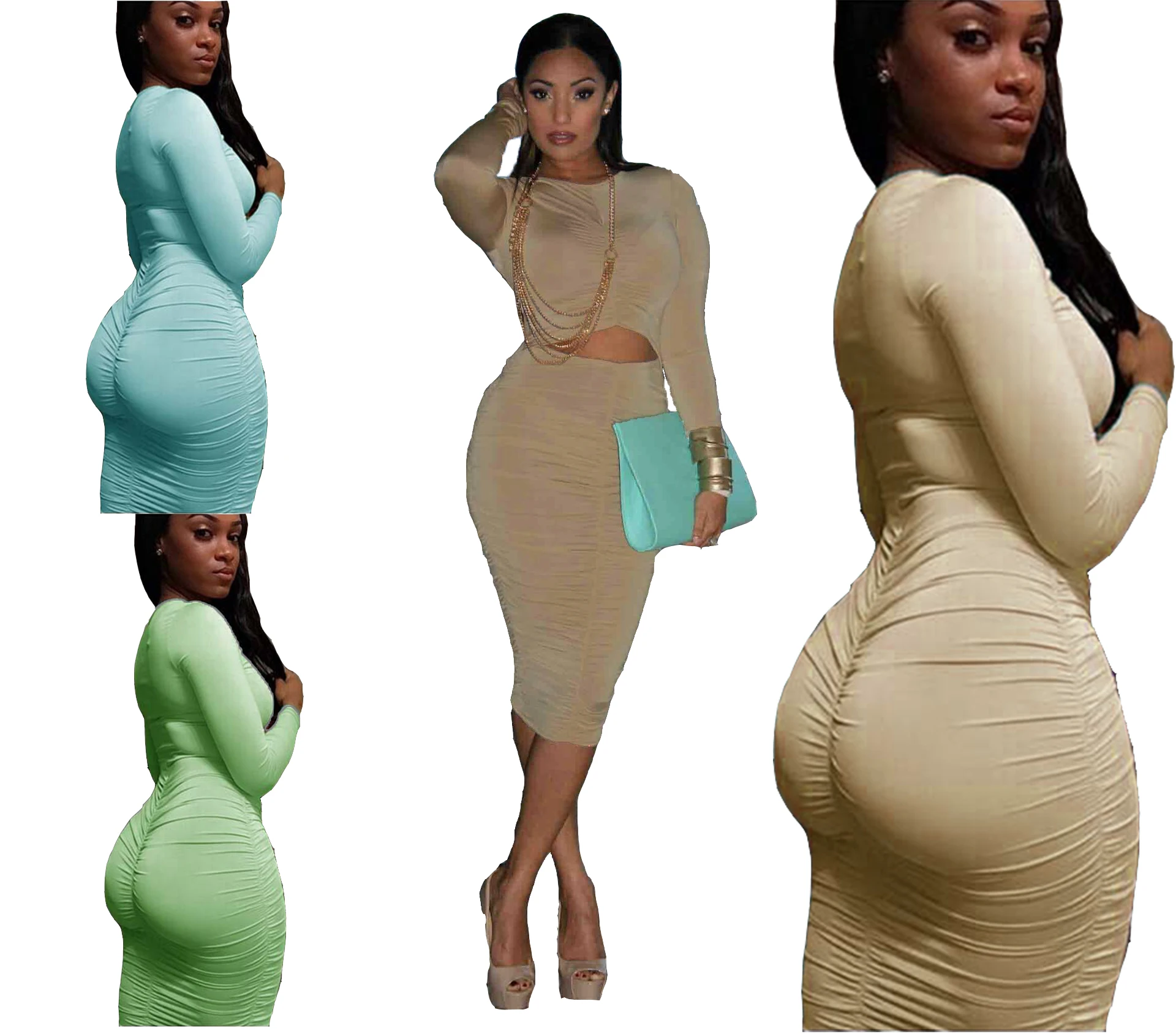 

GC-20220808- women fashion black letter printed long sleeve dress