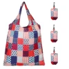 cheap wholesale recyclable shopping bags Holds Up to 42 lbs 3 set 1packing total four colors for choosing