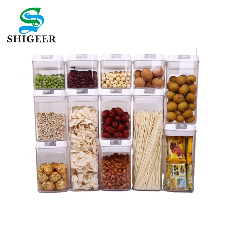 

Good Quality Customized Eco-Friendly Airtight Plastic Dry Food Storage Containers 12pcs Set, 1000 please contact customer service after placing an order.