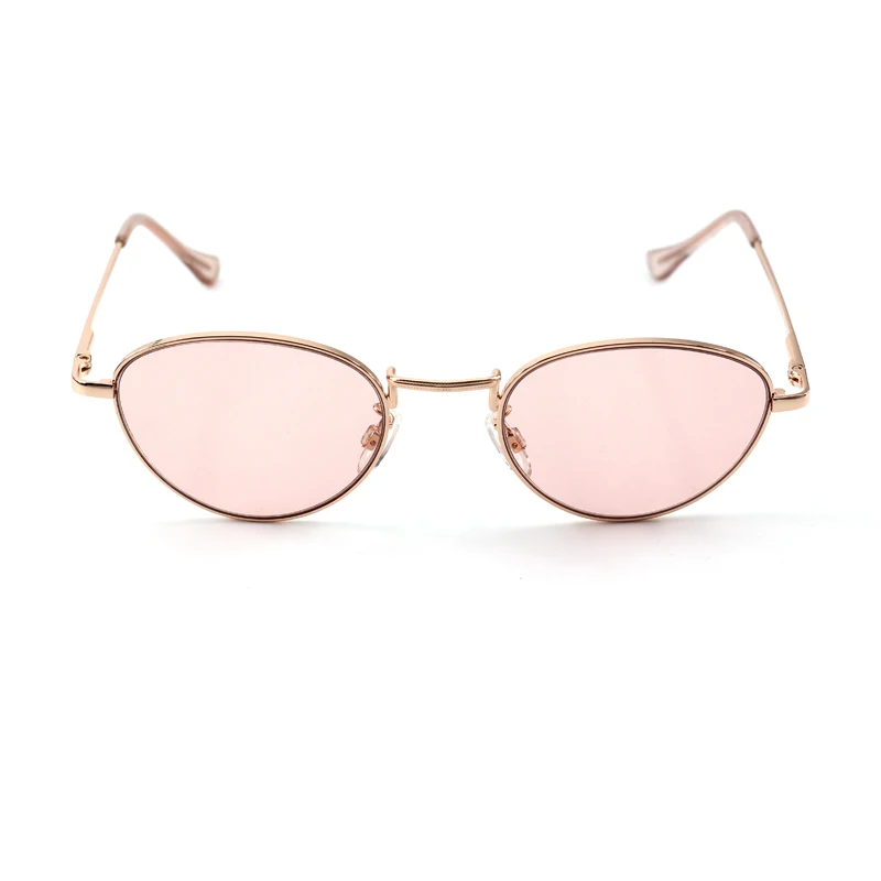 

2020 Fashion sunglasses women rimless square sun glasses for women summer style female uv400 Eyewear hot sale, Pink