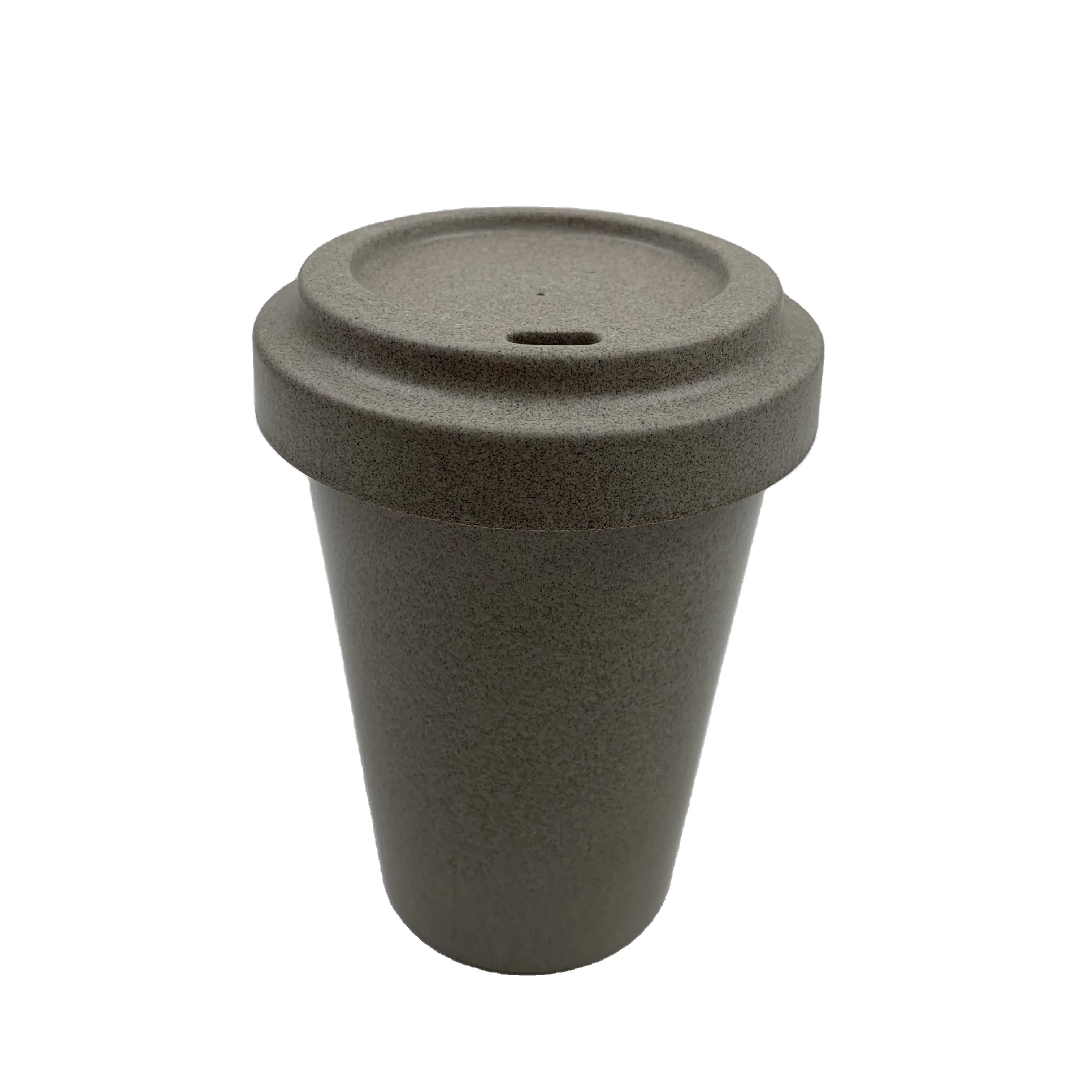 

MIKENDA Wholesale BPA free Reusable Biodegradable bamboo fiber coffee cup