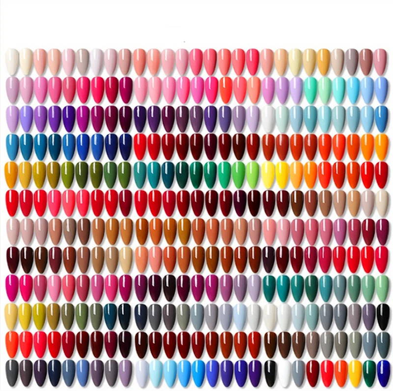 

Nail Care Manicure DIY gel nail polish kit with UV lamp nail push file glue color glue 324 color OEM