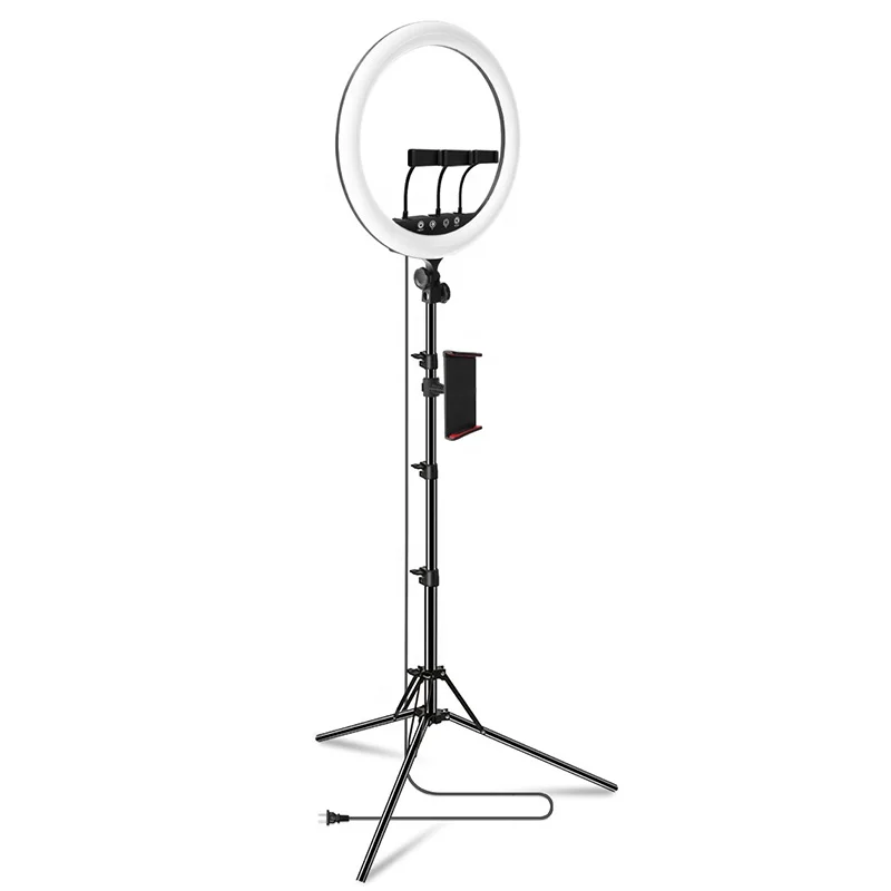 

Touching Switch Ring Photo Light 45.5*35.5*3cm Remote Control 18 Inch Live Professional Phone Photo Light with Tripod