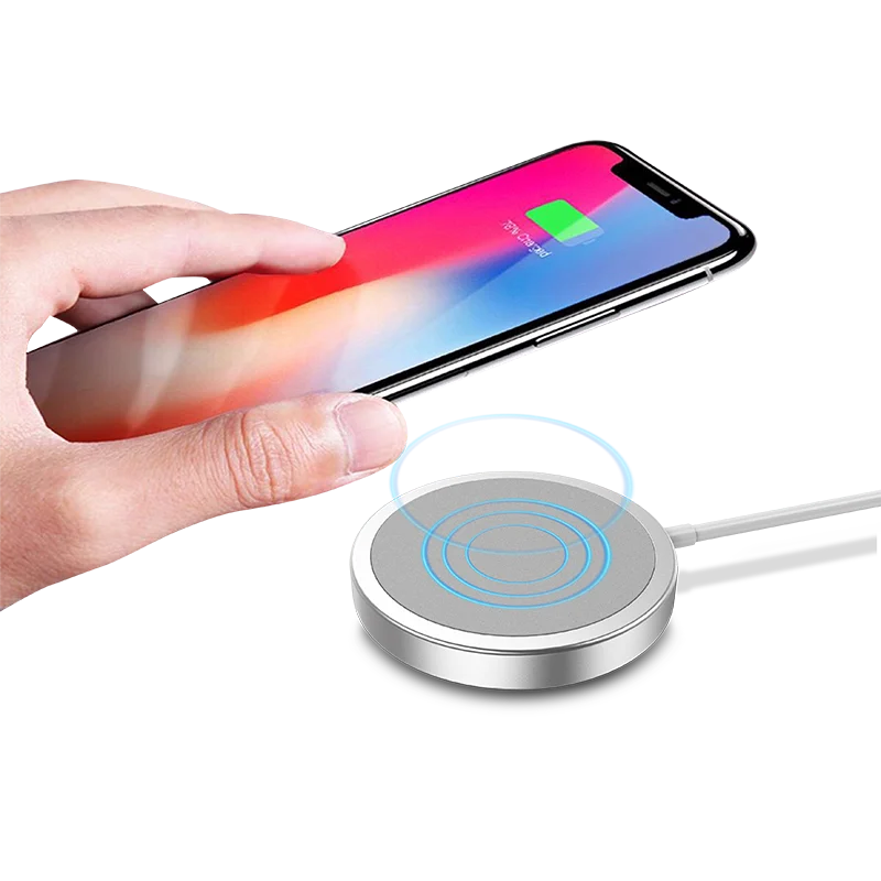 

2021 Ultra-thin i phone 12 Magnetic 15w Wireless Fast Charger Pad qi 9v 12v fast magnet charging pad For smart Cell Phone, Black,white