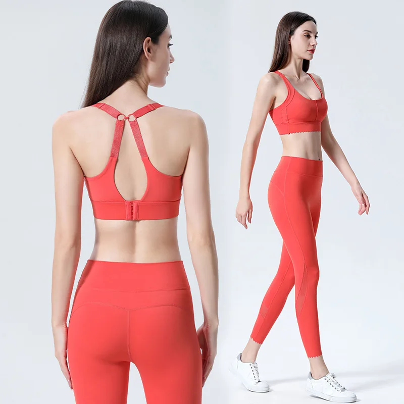 

New arrivals gym fitness butt lifting yoga pants sport bra yoga wear sport clothing set