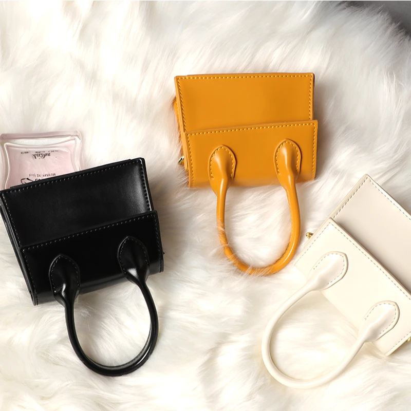 

Wholesale 2020 handbags for women cute small handbags trendy single shoulder designer ladies bag pu leather small mini bags, White,black,yellow