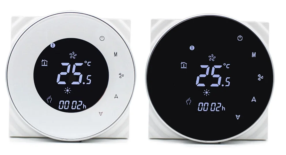 Wifi Smart Digital Fan Coil Thermostat With Programmable Timer