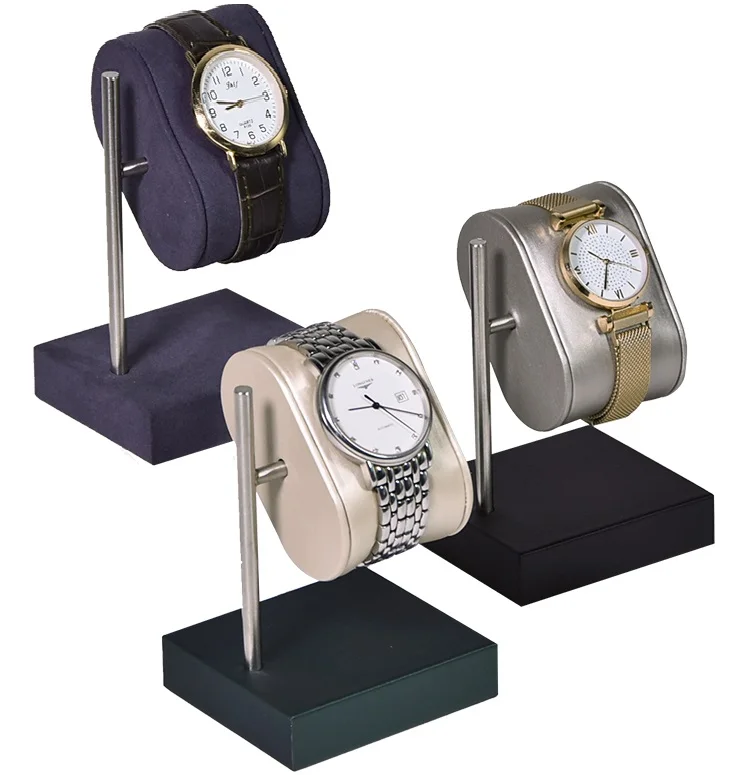 

JINSKY new style jewelry display watch display stand watch holder, Dark blue/gray-black/dark green/champagne