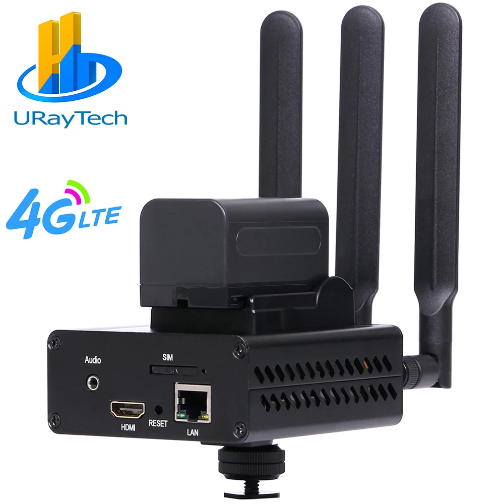 

URay H.265 /H.264 3G/ 4G LTE 1080P HD HDMI Video Encoder HDMI Transmitter Live Broadcast Encoder wireless H264 IPTV Encoder WIFI