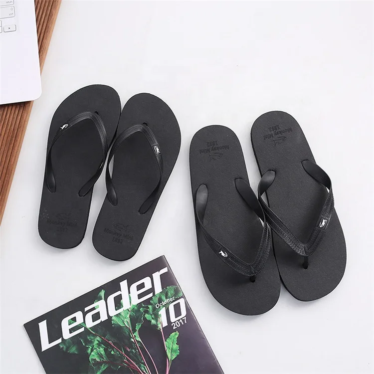 

Cheap Men Women PVC Flip Flops Summer Beach Casual Slipper Flip-flops Outdoor 2020, Customized color