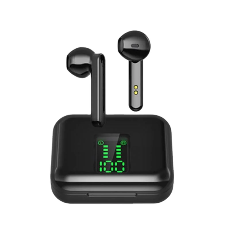 

Hot Sale Wierless Earbuds Detachable Earphone Bt 5.0 Mri Headphones, Black white