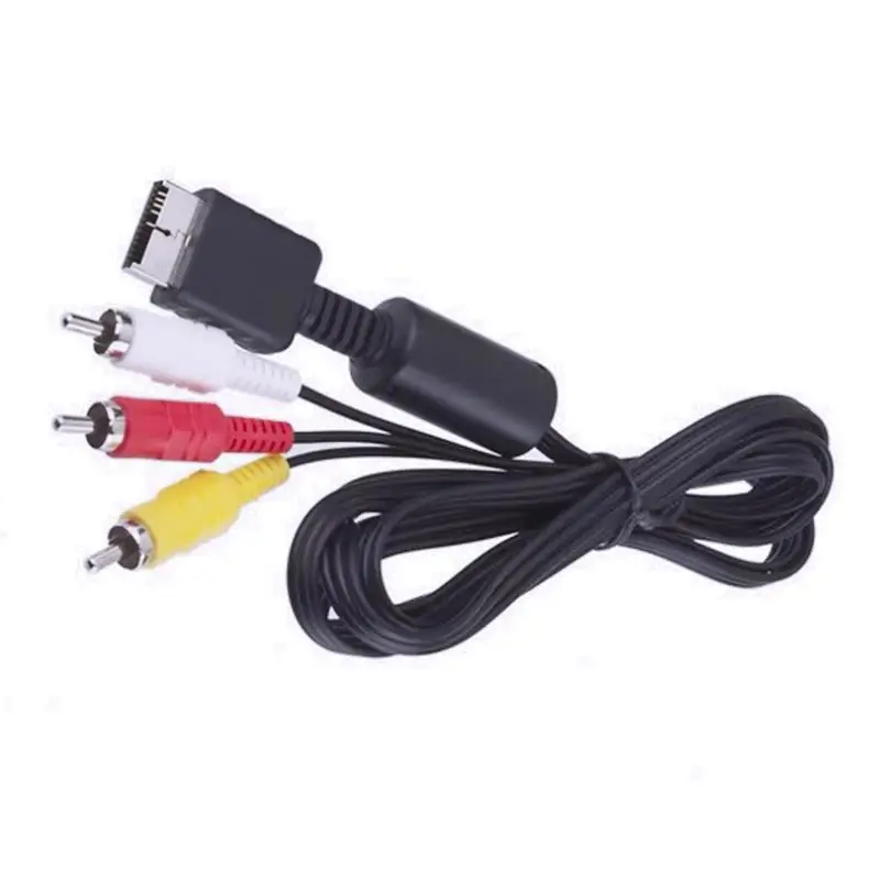 

1.8m 6ft Games Audio Video AV Cable to RCA for PS2 PS3 For PlayStation System Cables for PS2 Game Console TV