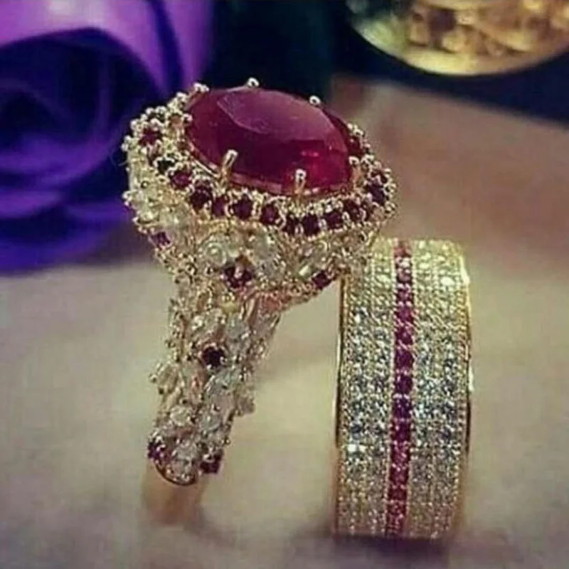 

AliExpress Cross border New Hot Selling Full Diamond Jewelry Atmosphere Inlaid Diamond Women's Ring