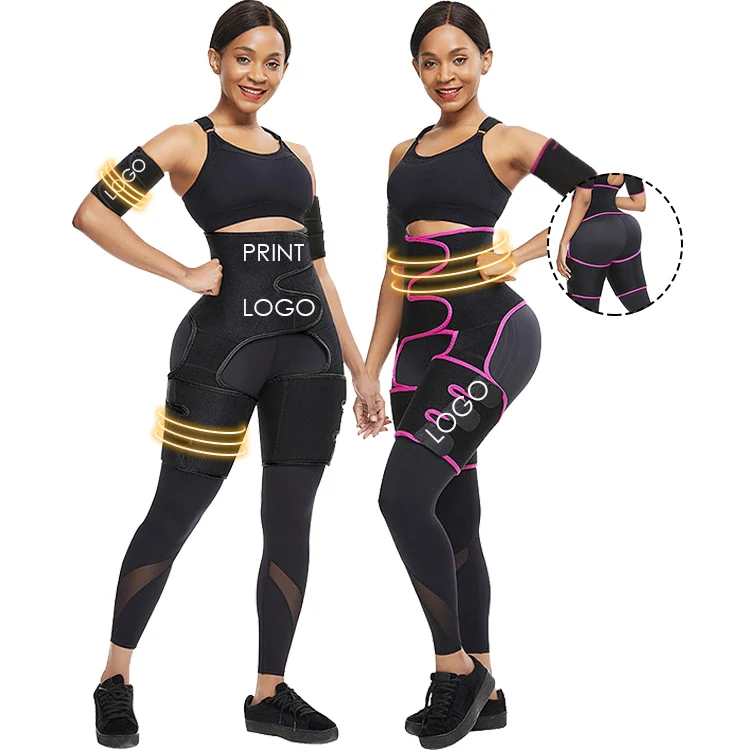 

New Fashion Abdominal Leg And Arm Tummy Control Fat Burning Women Neoprene Waist And Thigh Shaper