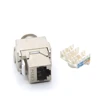 MT-5202 OEM/ODM folding rj45 cat.6 shield face plate keystone jack