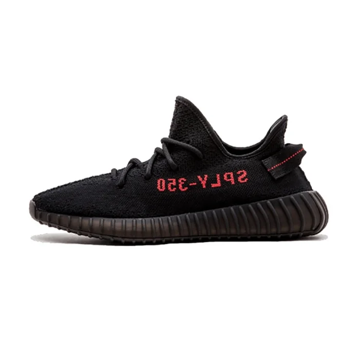 

Yeezy 350 V2 Black Red men's women's fashion casual sports basketball running zapatillas zapatos shoes cheap sneaker