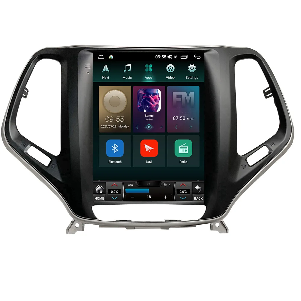 

DVD Player For Jeep Cherokee 10.4 Inch HD 1080P Capacitive Touch Screen GPS Multimedia Autoradio Android Car Player