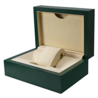 

factory supply plastic custom logo luxury packaging watch PU leather watch box