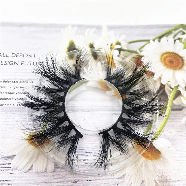 

Wholesale Mink Eyelash Hot Selling 100% Real Mink 3D Mink Lashes E81
