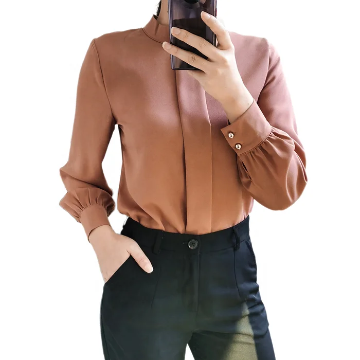 

Women's 2021 Spring and Summer New Fashion Chiffon Casual Commuting Shirt for woman blouse, Color cards