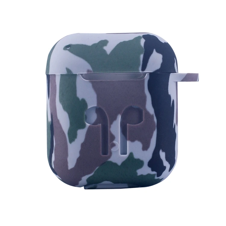 

HOCAYU Hot Camouflage Case Silicone Shockproof Protector Cover For Airpods Case