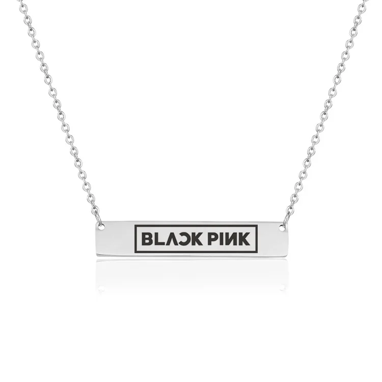

BLACKPINK Korean Popular Girl Group Necklace Pendant, 5 style versions