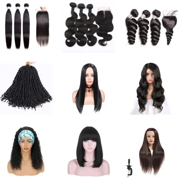 lace front wigs black human hair short