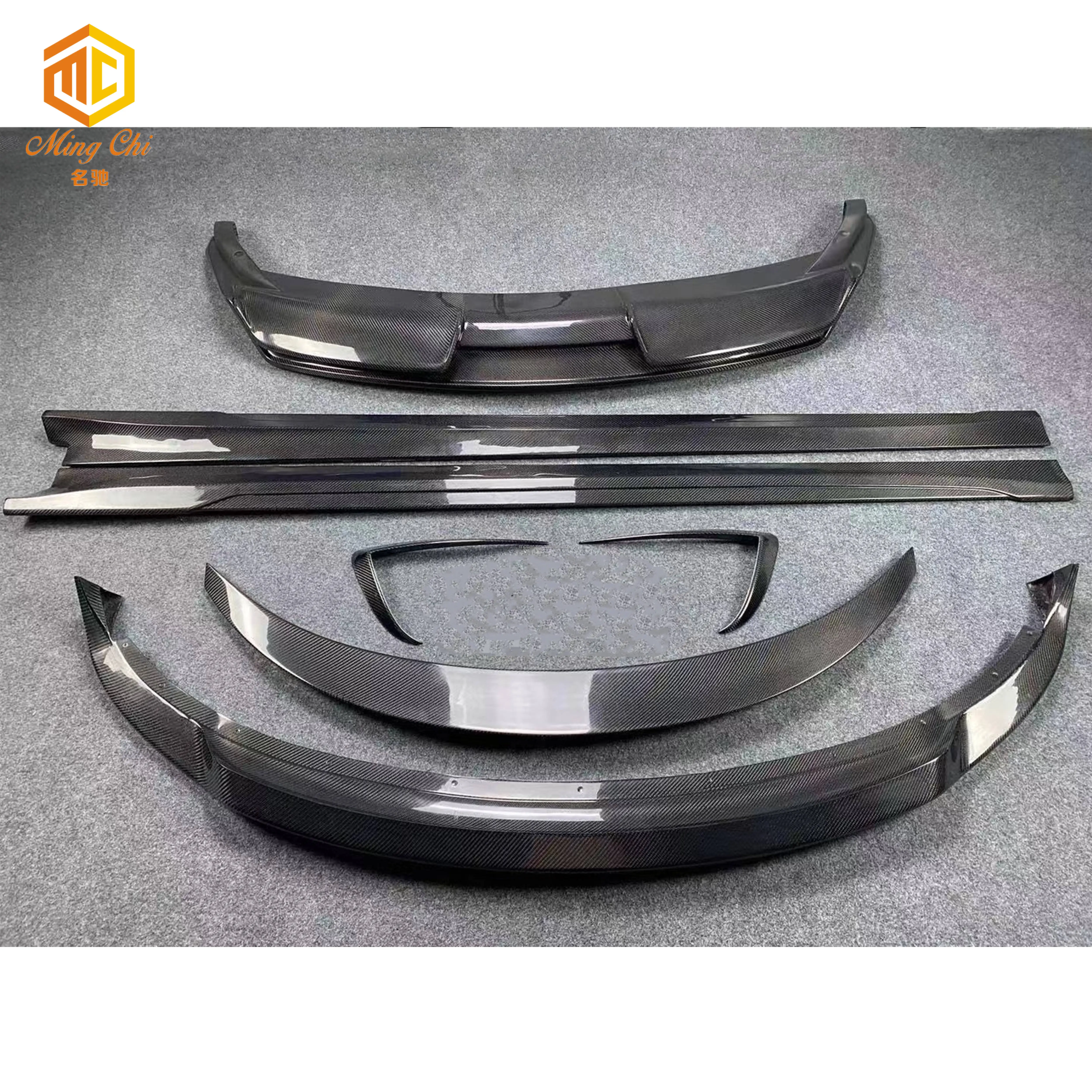 

Model 3 Art body kit front lip diffuser side skirt spoiler for Tesla Model 3