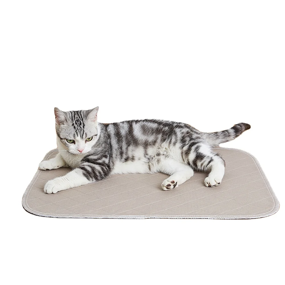 

Washable Dog Pet Pee Mat Leak Proof Reusable Dog Pee Training Pad Housebreaking Absorption Pads