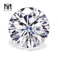 

Messigems Wholesale Loose Synthetic Colorless 8 mm 2 carat Moissanite