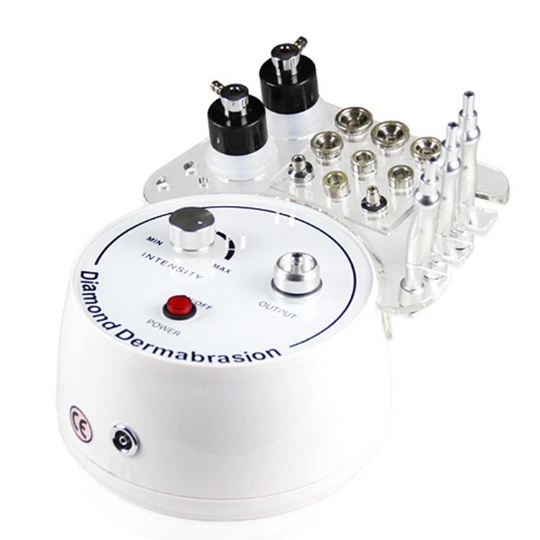 

Diamond Microdermabrasion Dermabrasion Machine Water Spray Exfoliation Beauty Machine Wrinkle Face Peeling Machine, White