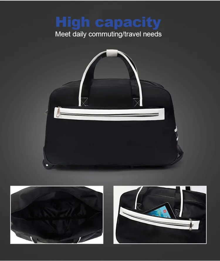 Yasoomade Tb029 Lightweight Durable Airport Leather Trolley Travel Bag Luggage Suitcase Carry On