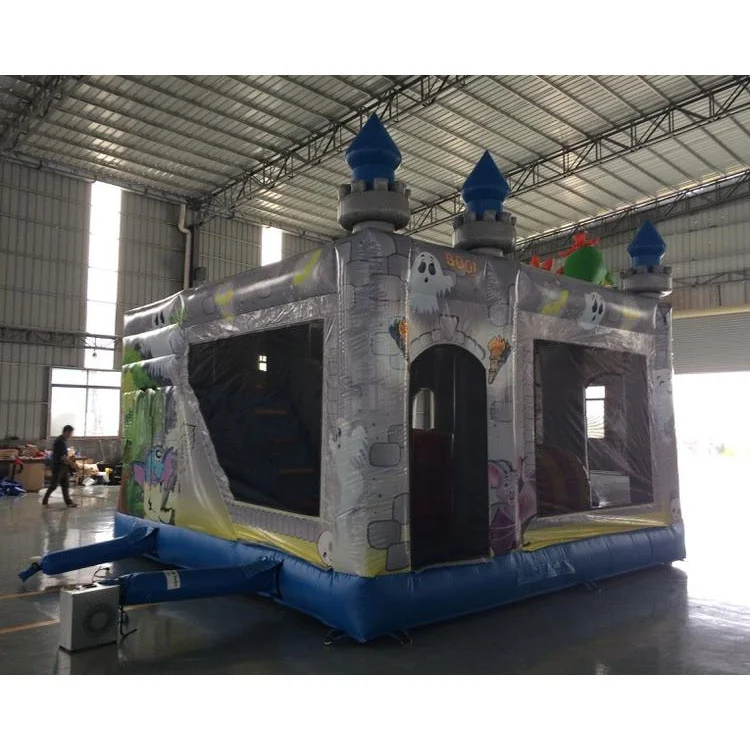 
hot sale commercial halloween dinosaur Inflatable bouncy Castle combo for kids 