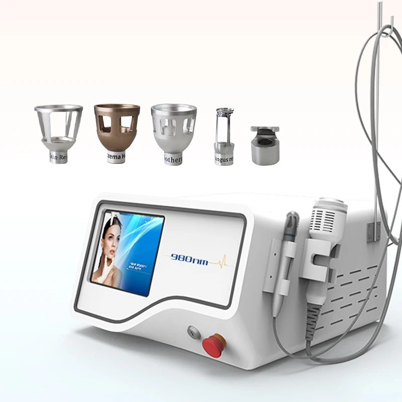 

multifunctional body pain therapy 980nm diode laser remove red blood spider veins removal machine