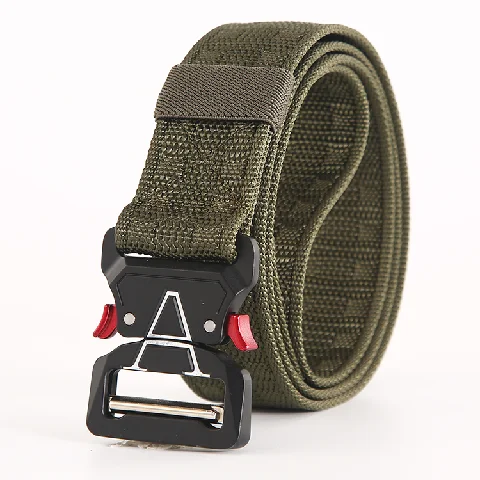 

Fashion Elastic Belt New Tactical Belt Canvas Nylon Material Outdoor Military Weaving Fabric Men's belt