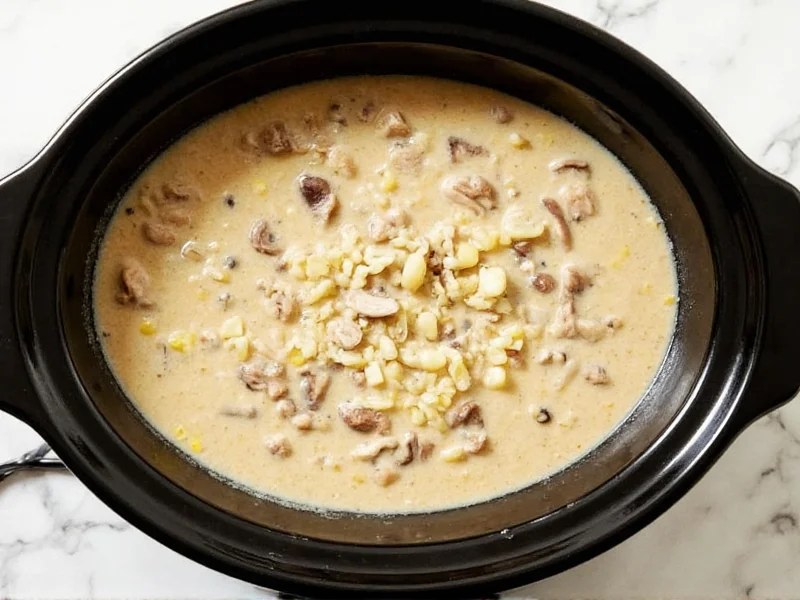 Cream of Mushroom Soup Chicken Rice Crock Pot Recipe