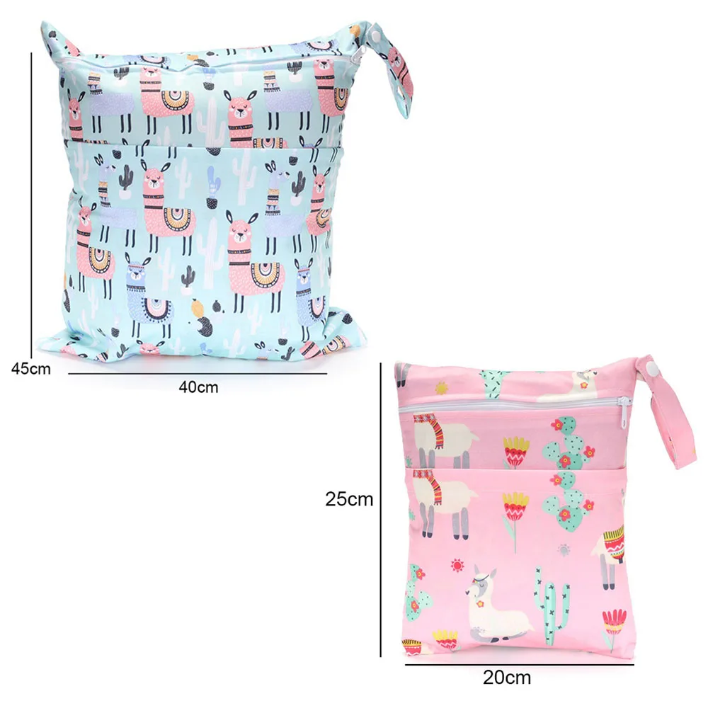 

Washable Travel Bags Gym Bag for Swimsuits Waterproof Reusable Portable Diapers Wet Bag, Customized color