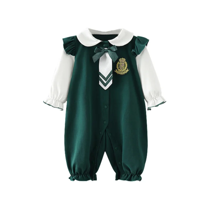 

2021 new style baby romper cotton newborn clothes, White