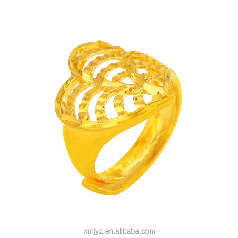 

Live Source Of Trefoil Hollow Ring Female Niche Design Fashion Geometric Ring Factory Direct Sales