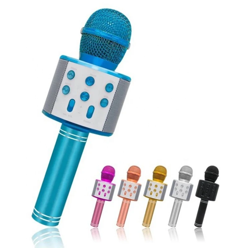 

professional microphone usb blue tooth micrfono karaoke wireless kids microphone for mobile, Gold/rose gold/silver/pink