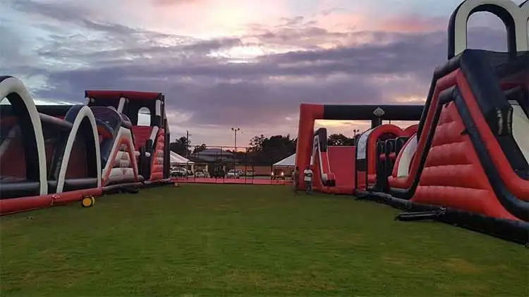 inflatable obstacle course