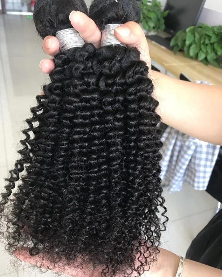 

10A virgin curly hair bundles with lace HD 5*5/4*4closure, transparent frontal wholesale price vendor drop shipping factory hair, Natural color water curly