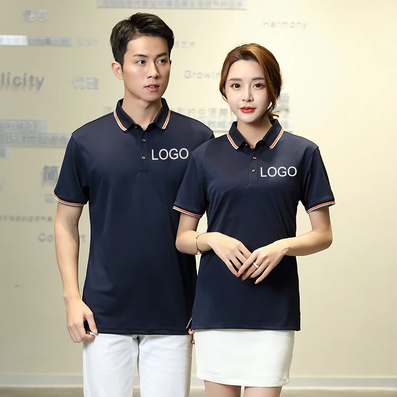 

Wholesale Custom Printing Logo Plain 100% icy Fiber Polyester Mens Uniform Golf Polo Shirts